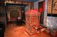 China: Traditional Chinese bedroom with palanquin (jiao) in the recreated village within the Dr. Sun Yatsen Residence Museum, Cuiheng, Guangdong Province